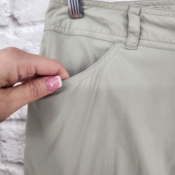 PATAGONIA Solimar Skirt 2 Stretch Nylon Tan Pockets Cargo Hike Out - Picture 5 of 13